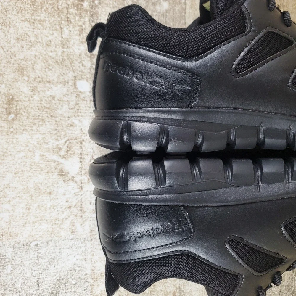 Reebok Sublite Cushion Tactical‎ Mens Shoes Sz 8.5 Black Lightweight Alloy Toe